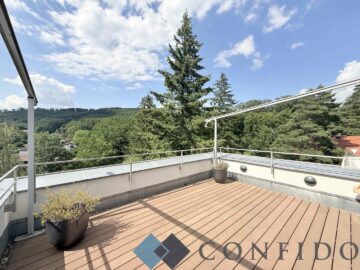 Exklusive Maisonette mit traumhaften Terrassen und unverbaubarem Grünblick in absoluter Ruhelage, 1140 Wien, Terrassenwohnung