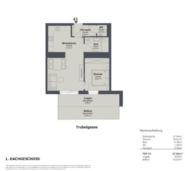 HEINRICH – ALT TRIFFT NEU – KLEISTGASSE 29 – 1030 WIEN – Dachgeschoßwohnungen, 1030 Wien, Dachgeschosswohnung