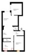 Großzügige Dachgeschosswohnung mit Terrasse in Wien-Floridsdorf zu mieten - Plan