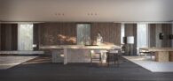 Kurz vor der Fertigstellung - LUXUSVILLA MIT POOL, LIFT & WELLNESS - Zeitlose Architektur für höchste Ansprüche - Visualisierung Küche