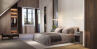 Kurz vor der Fertigstellung - LUXUSVILLA MIT POOL, LIFT & WELLNESS - Zeitlose Architektur für höchste Ansprüche - Visualisierung Schlafzimmer